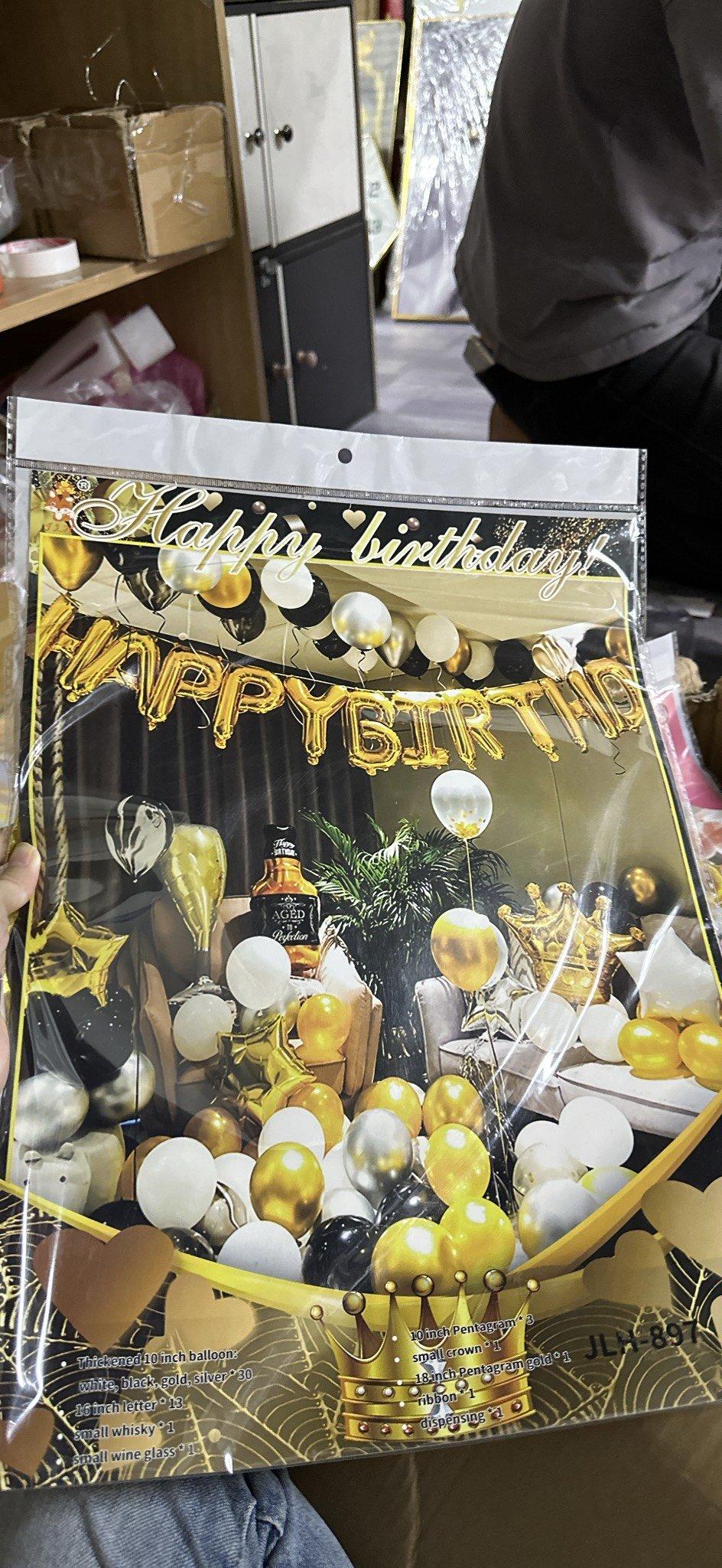 Set Bóng sinh nhật Happy birthday 1769