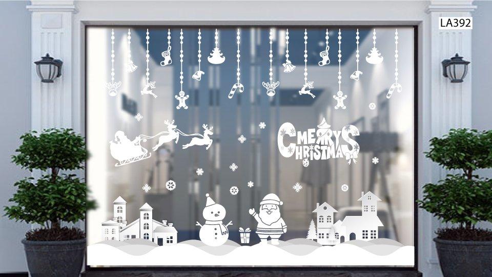 Mẫu decal trang trí Noel đẹp nhất tại Lala mẫu 10