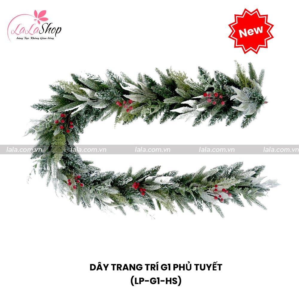 Dây Trang Trí Noel G1 Phủ Tuyết