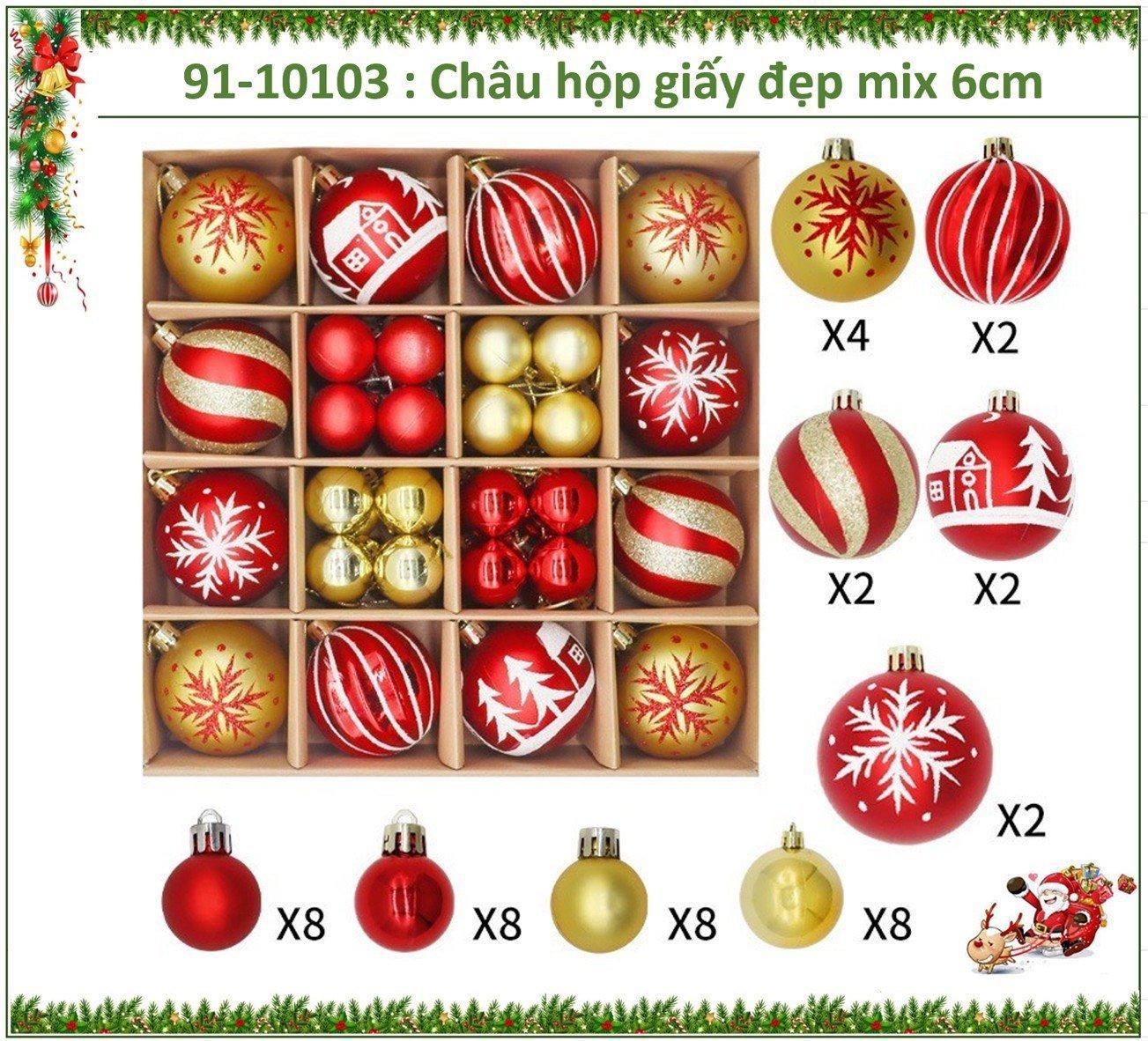 Quả Châu Trang Trí Noel