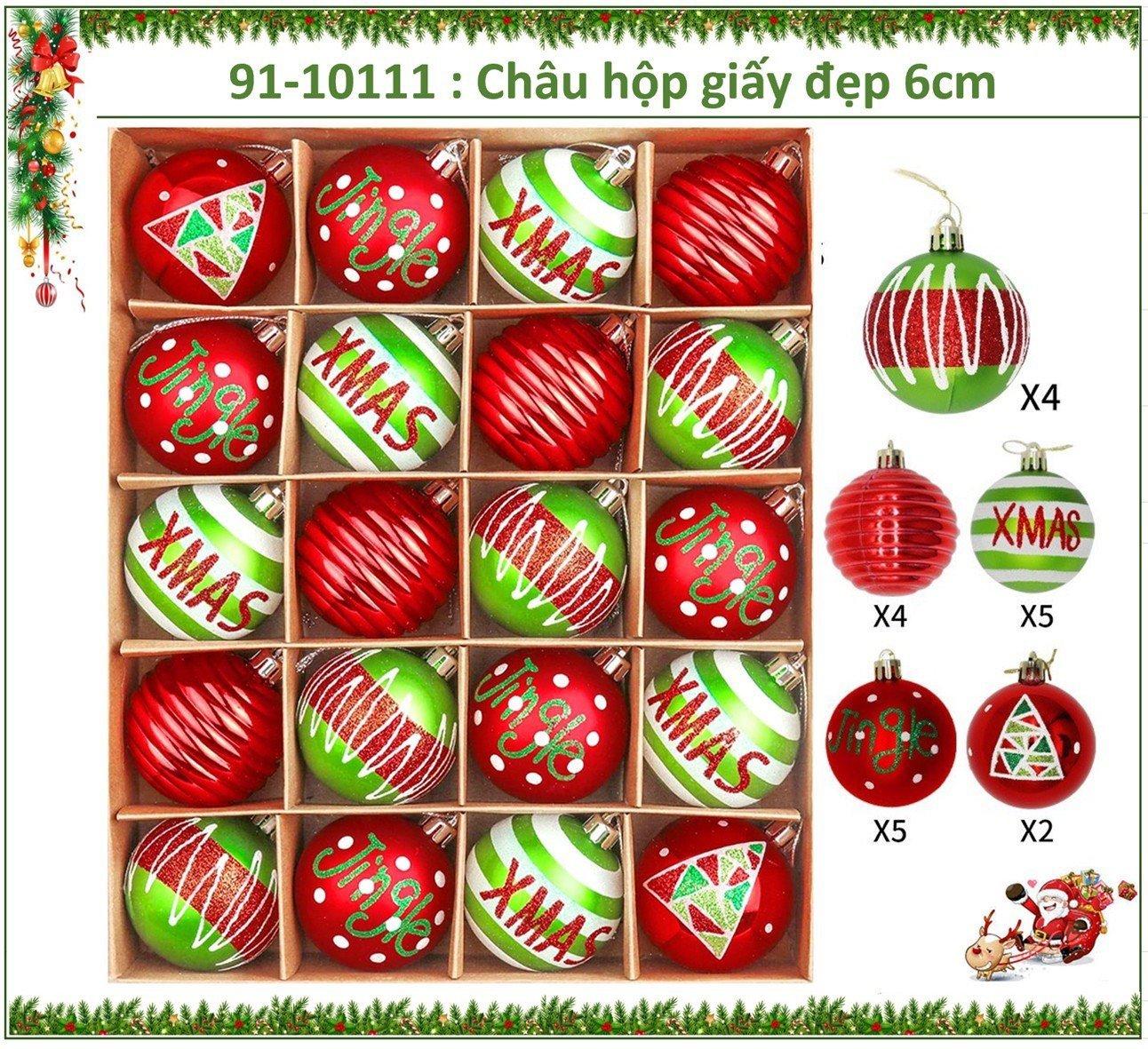 Quả Châu Trang Trí Noel