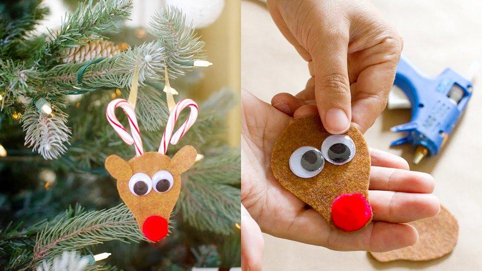 Trang trí cây thông noel bằng giấy handmade