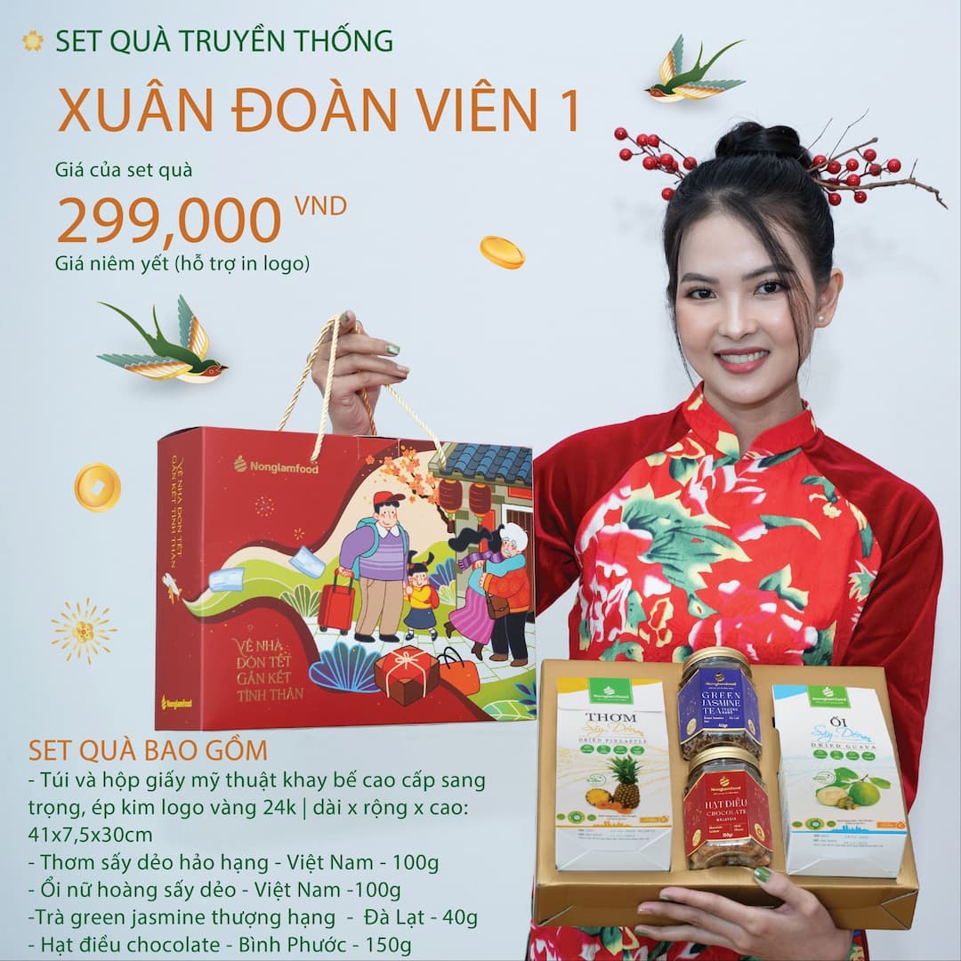 Set Quà Tặng Tết Truyền Thống Xuân Đoàn Viên 1 (NL)