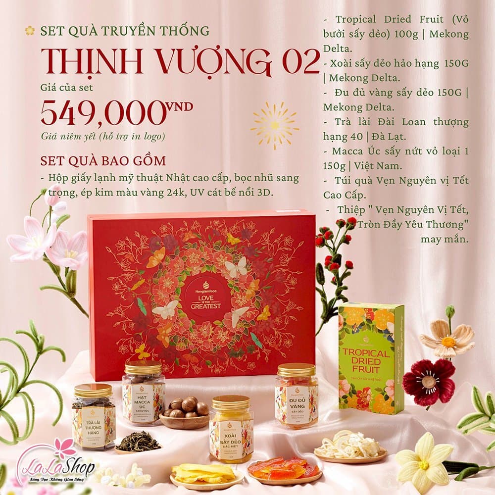 Set quà tết truyền thống thịnh vượng 2 (NL)