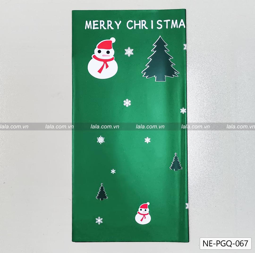 Giấy Gói Quà 58x58cm giáng sinh Họa Tiết Merry Christmas mẫu 067
