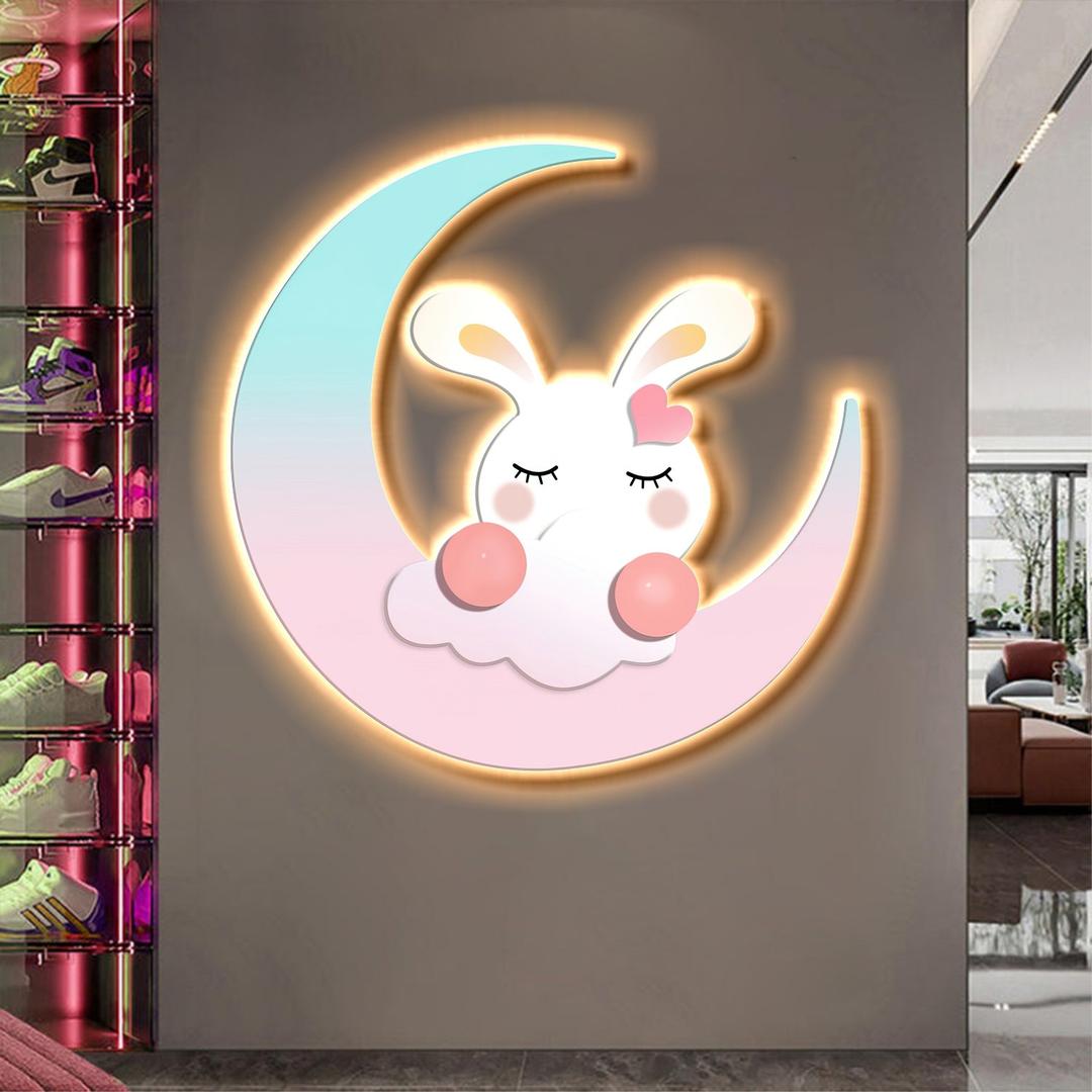 Tranh đèn LED tráng gương pha lê cao cấp mẫu 257