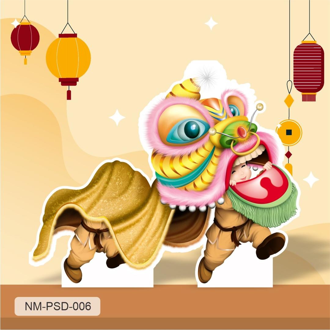 Standee Trang Trí Tết Lân Sư