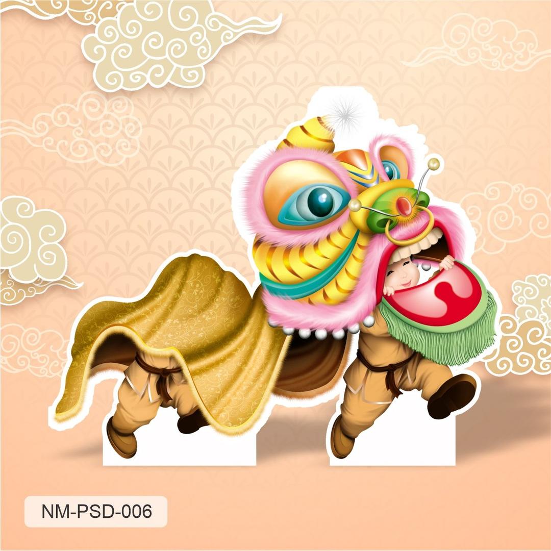 Standee Trang Trí Tết Lân Sư