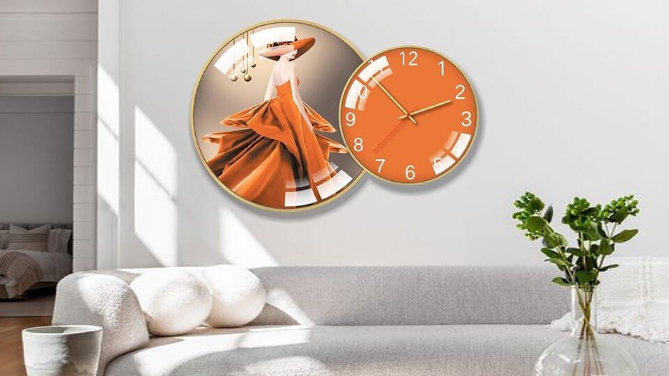 Mẫu đồng hồ treo tường hiện đại đẹp nhất tại Lala mẫu 6