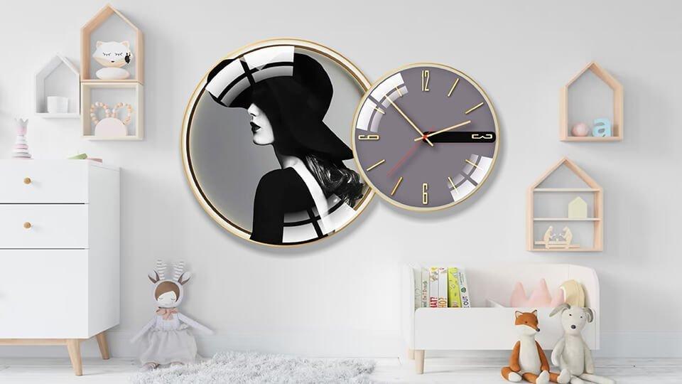 Mẫu đồng hồ treo tường hiện đại đẹp nhất tại Lala mẫu 3