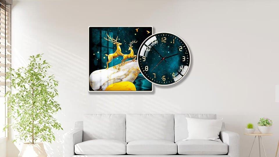 Mẫu đồng hồ treo tường hiện đại đẹp nhất tại Lala mẫu 4