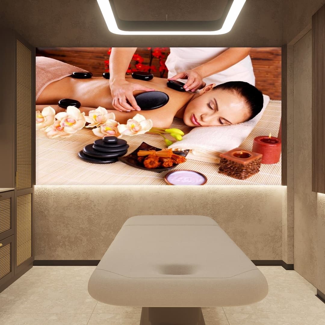 Tranh Dán Tường Spa Nằm Thư Giãn 6