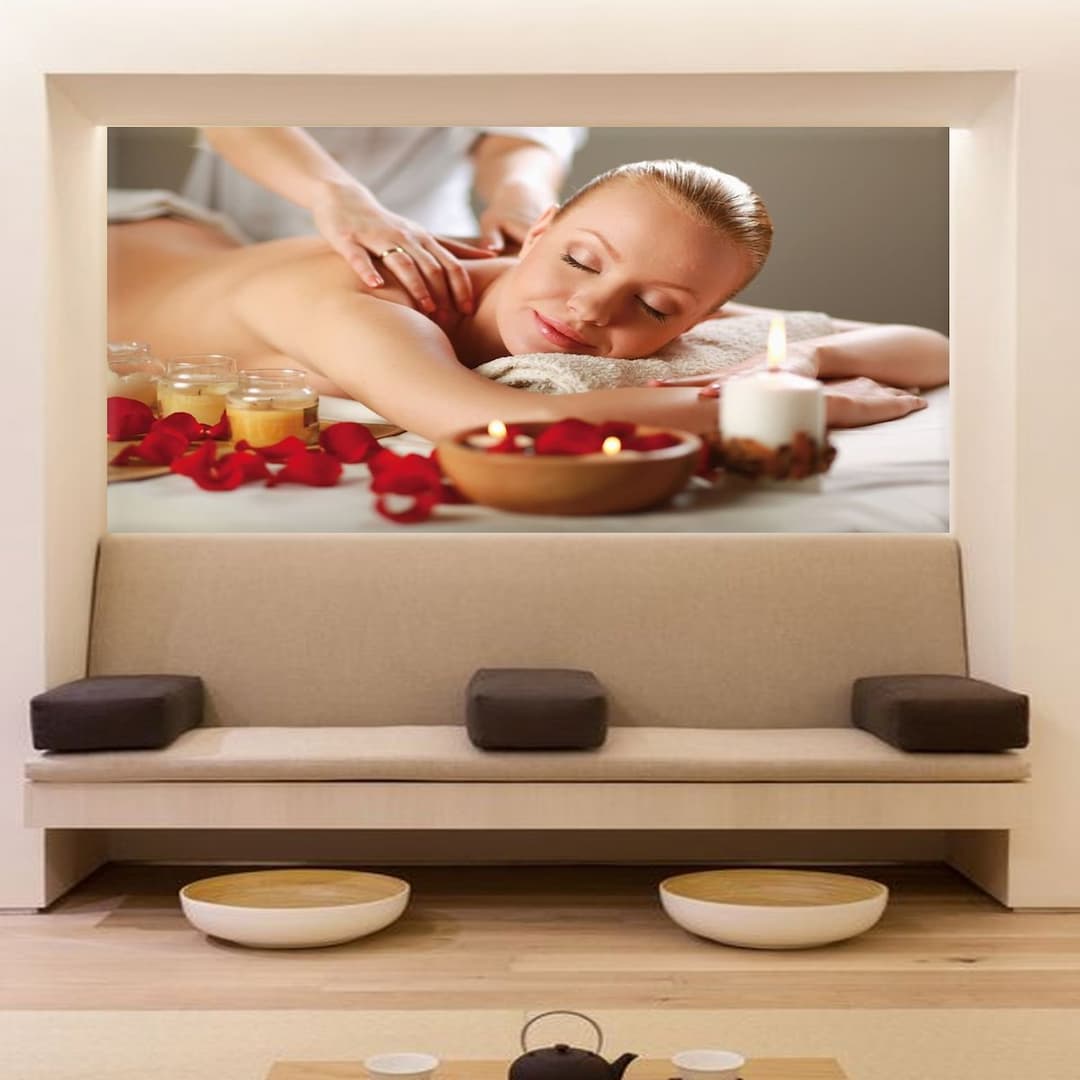 Tranh Dán Tường Spa Nằm Thư Giãn 7