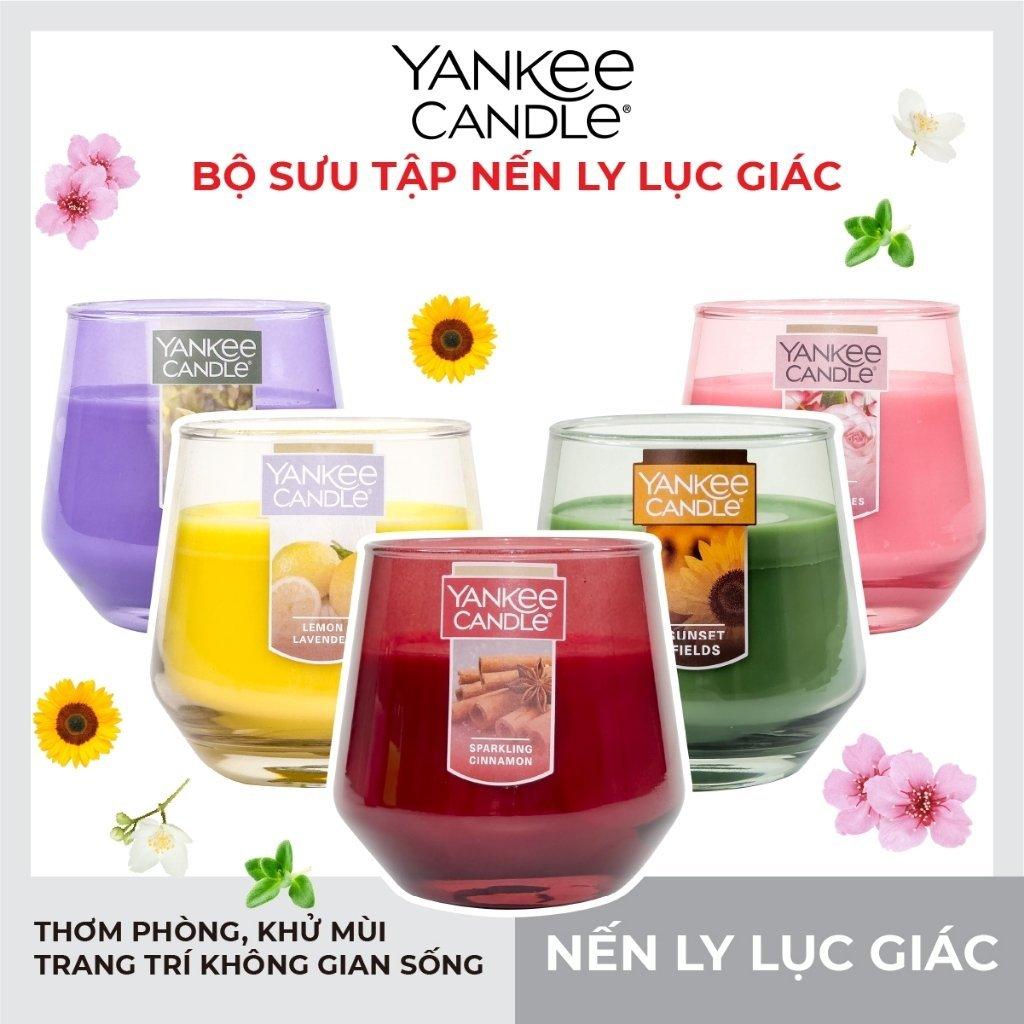 Nến Thơm YANKEE SUNSET FIELDS (MÀU XANH LÁ CÂY)