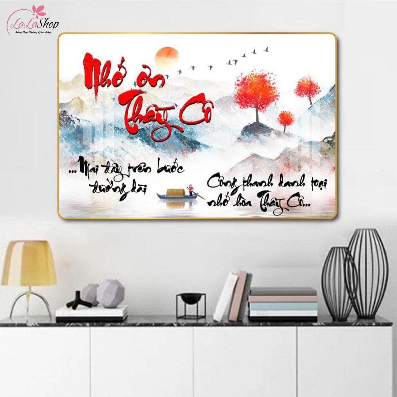 Tranh 20/11 - Tranh tráng gương với chủ đề Nhà giáo