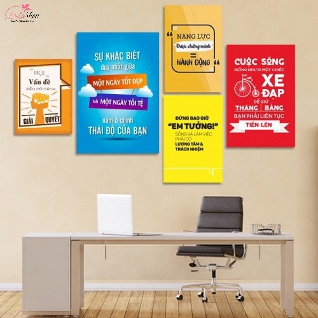 Combo tranh văn phòng tạo dấu ấn đặc trưng riêng cho công ty