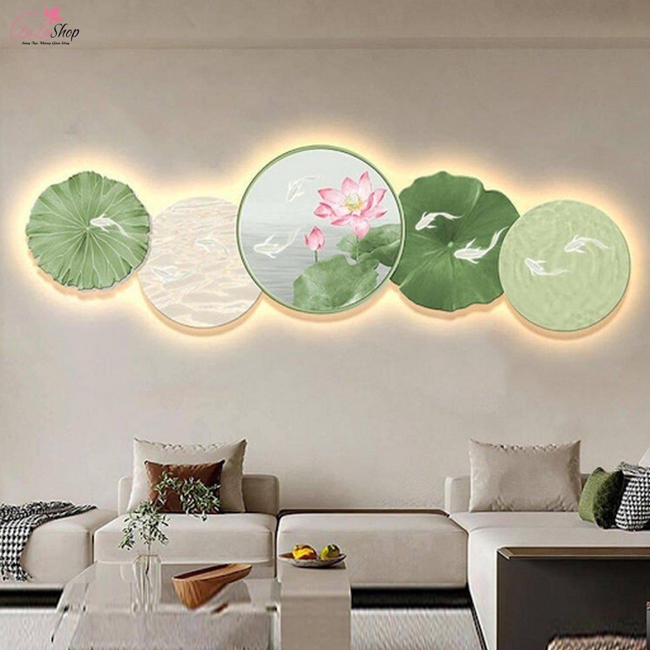 Tranh đèn led - Hệ thống đèn led giúp mẫu tranh trở nên nổi bật và sang trọng
