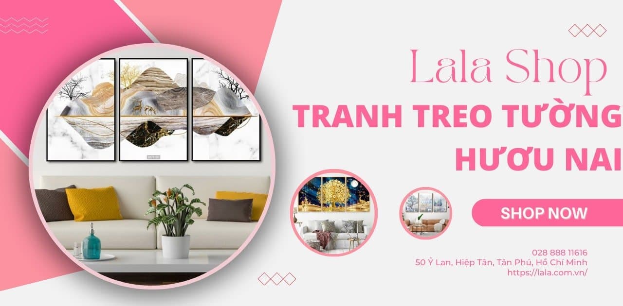 Tranh con hươu - Lala Shop chuyên bán tranh treo tường đặc biệt là tranh về hươu nai chất lượng với giá cả phải chăng