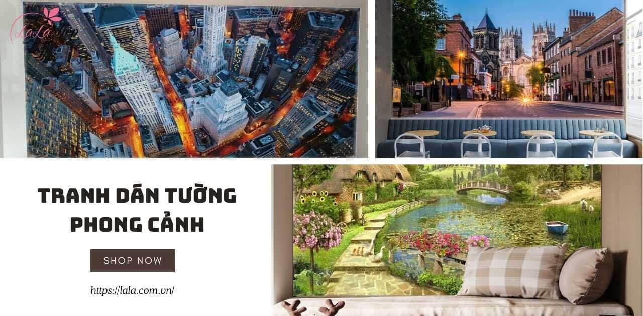 Tranh Dán Tường Phong Cảnh