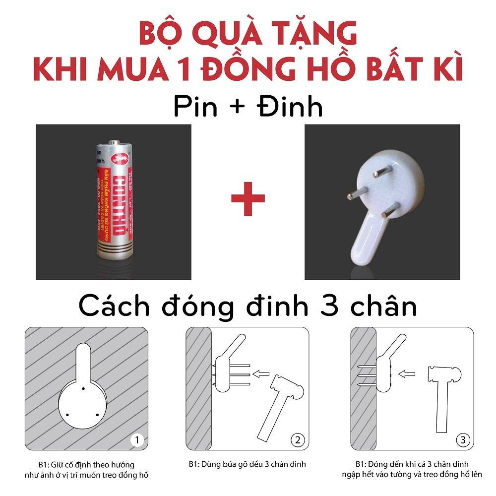 Tranh Đồng Hồ Treo Tường Thuận Buồm Xuôi Gió