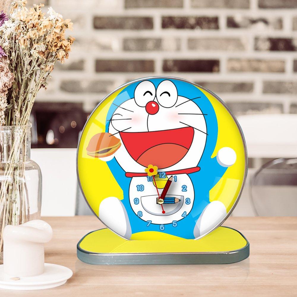 Tranh Đồng Hồ Để Bàn Hình Doraemon