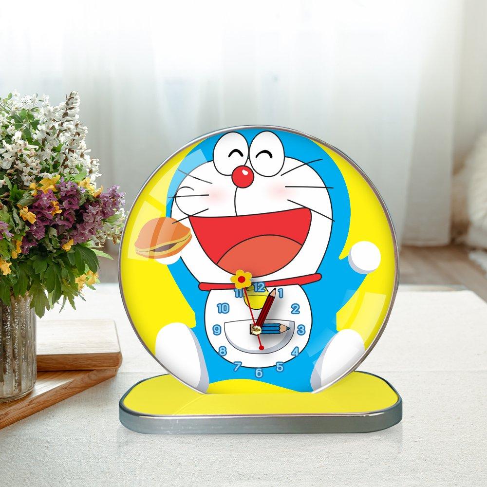 Tranh Đồng Hồ Để Bàn Hình Doraemon