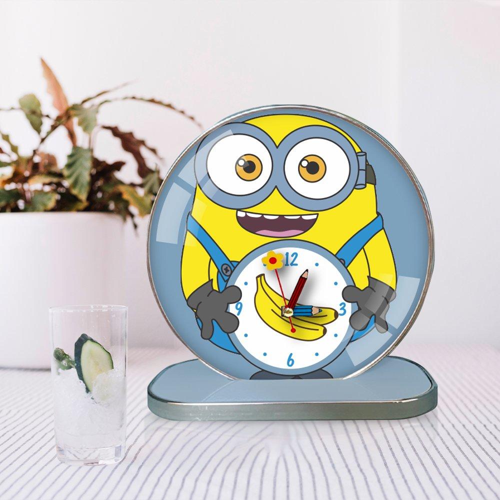 Tranh Đồng Hồ Để Bàn Hình Minions