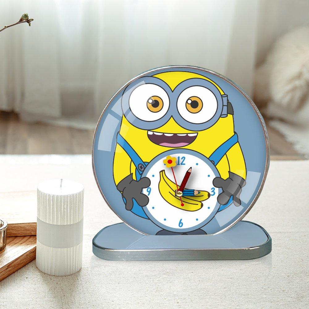 Tranh Đồng Hồ Để Bàn Hình Minions