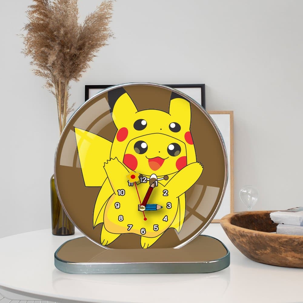 Tranh Đồng Hồ Để Bàn Hình Pikachu
