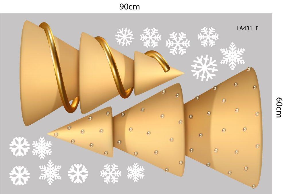 Combo Decal Trang Trí Noel Ông Già Noel Xanh Và Những Cây Thông 2025