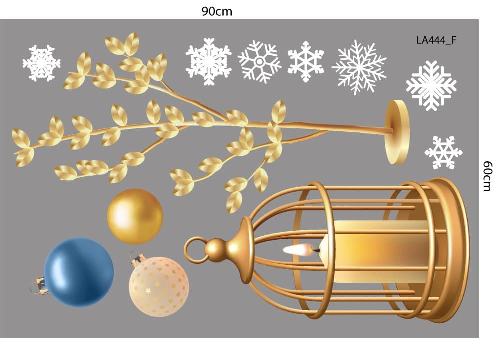 Combo Decal Trang Trí Noel Giáng Sinh An Lành 2025