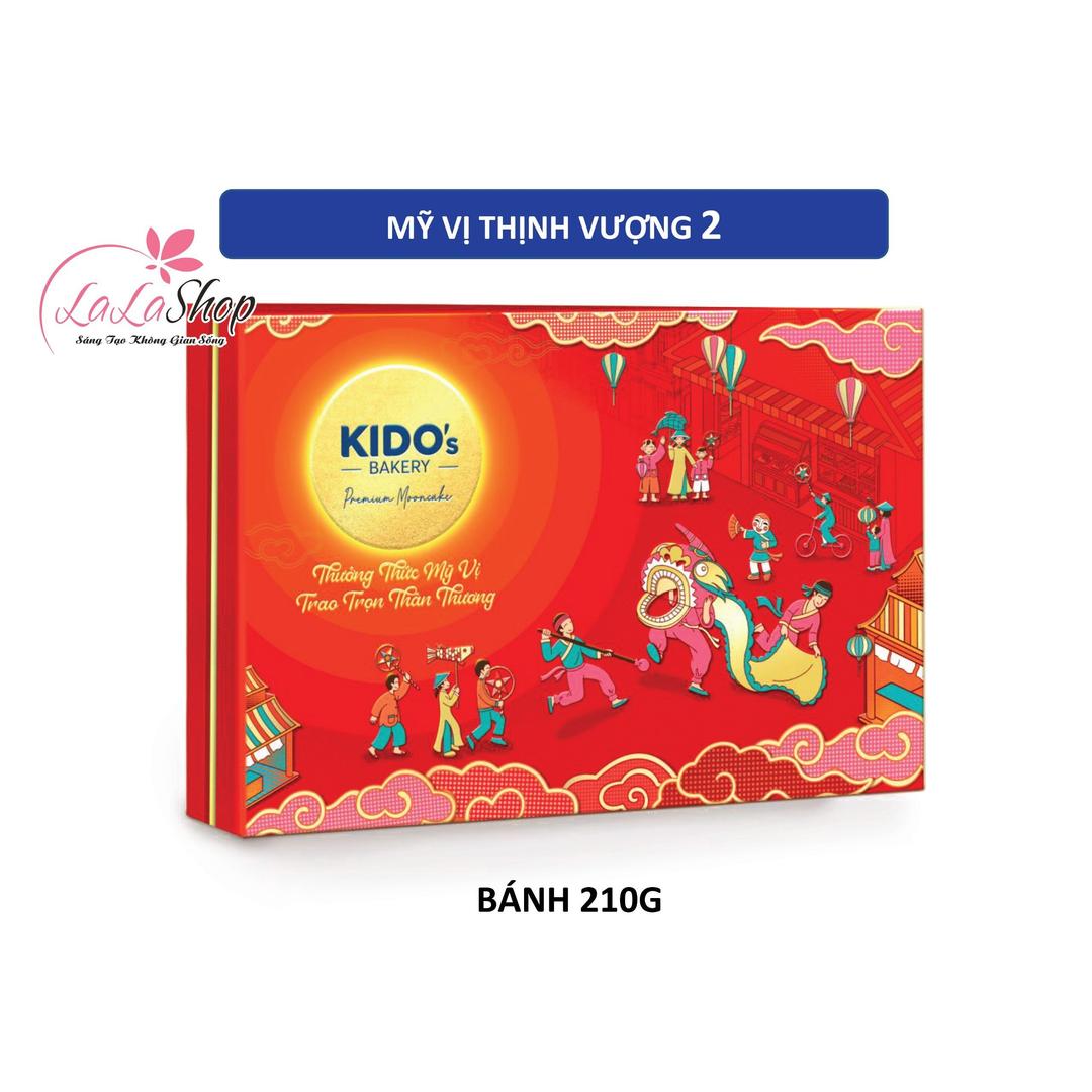 Hộp 4 Bánh Trung Thu Kido Mỹ Vị Thịnh Vượng 2 (CB2)