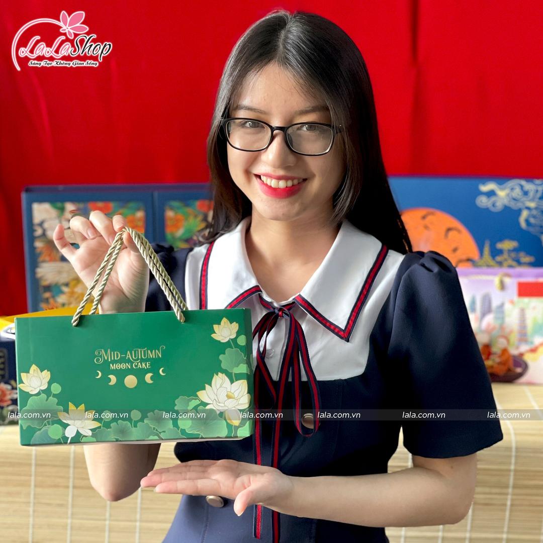 Hộp 2 bánh trung thu bạch liên