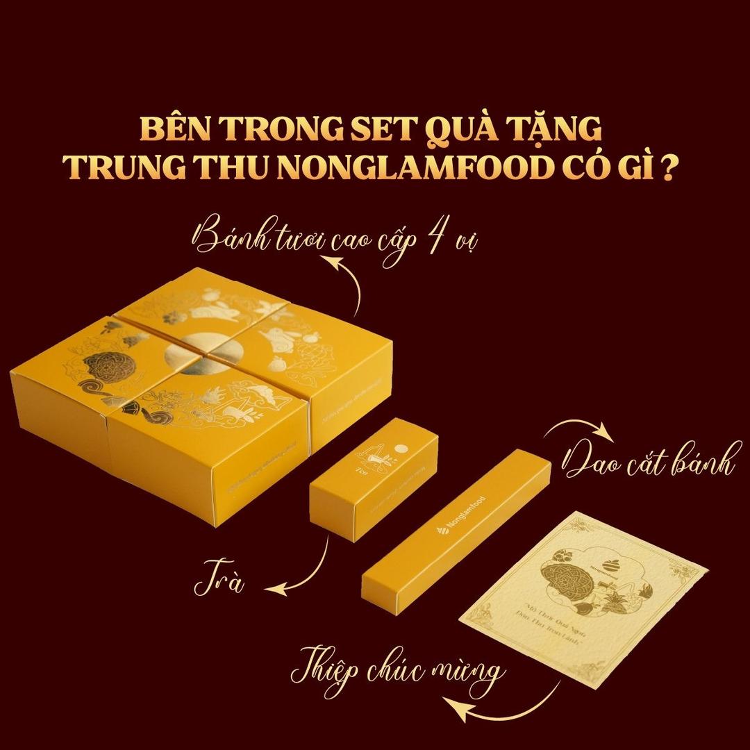 Hộp 4 Bánh Trung Thu - Thu Cát Tường (NL)