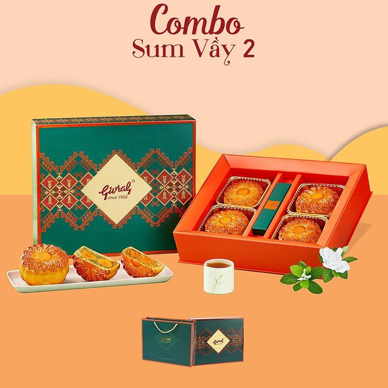 Hộp 4 Bánh Trung Thu Givral Sum Vầy 2