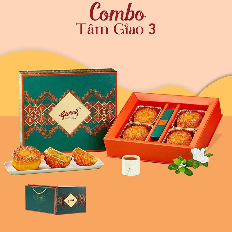 Hộp 4 Bánh Trung Thu Givral Tâm Giao 3