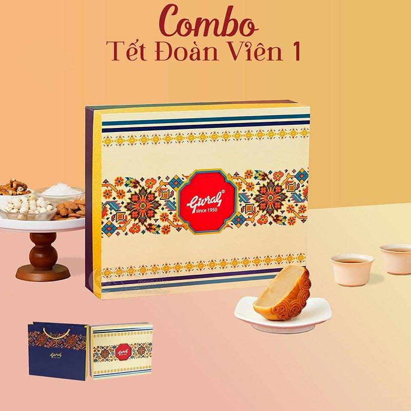 Hộp 4 Bánh Trung Thu Givral Tết Đoàn Viên 1