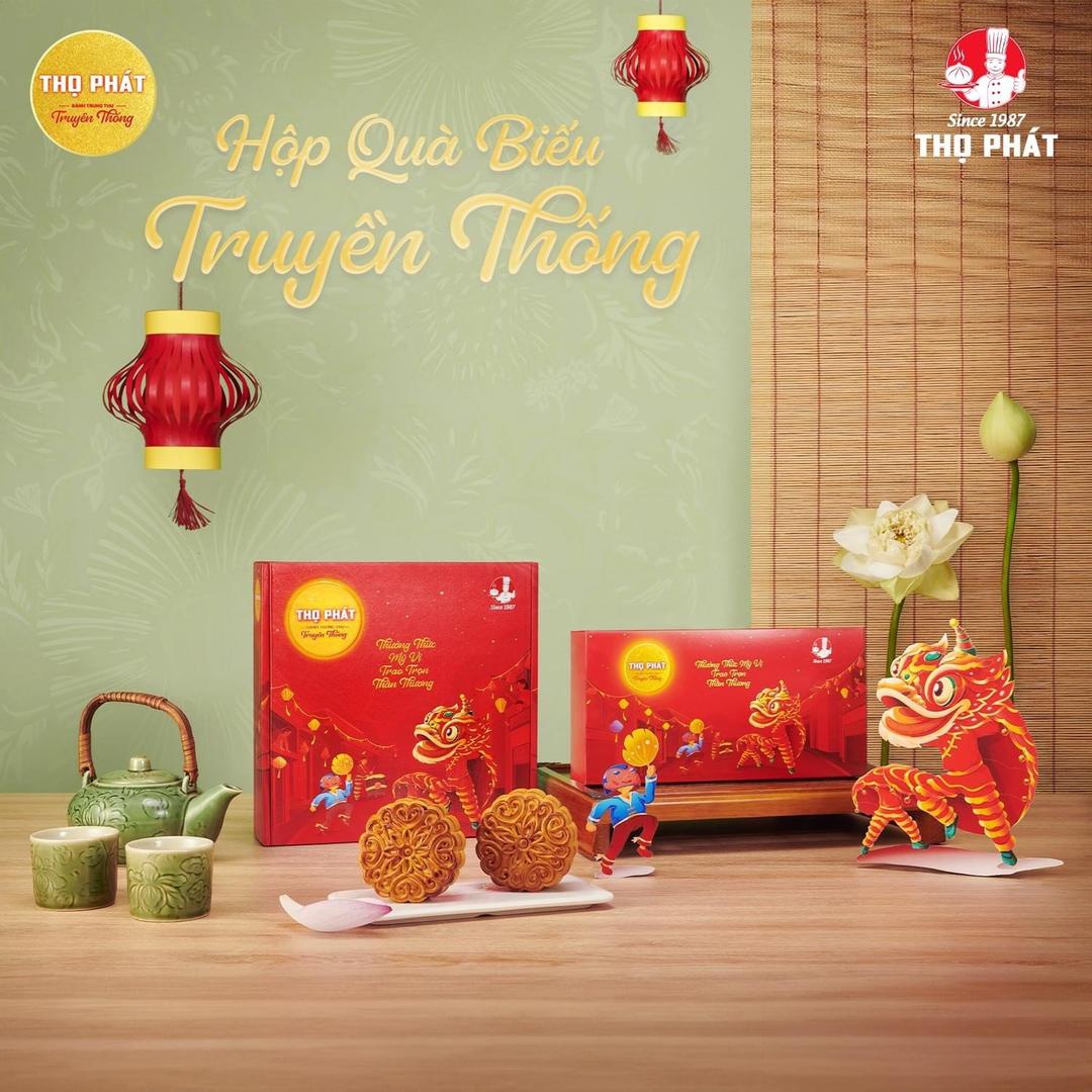 Hộp 4 Bánh Trung Thu Thọ Phát Tâm Giao