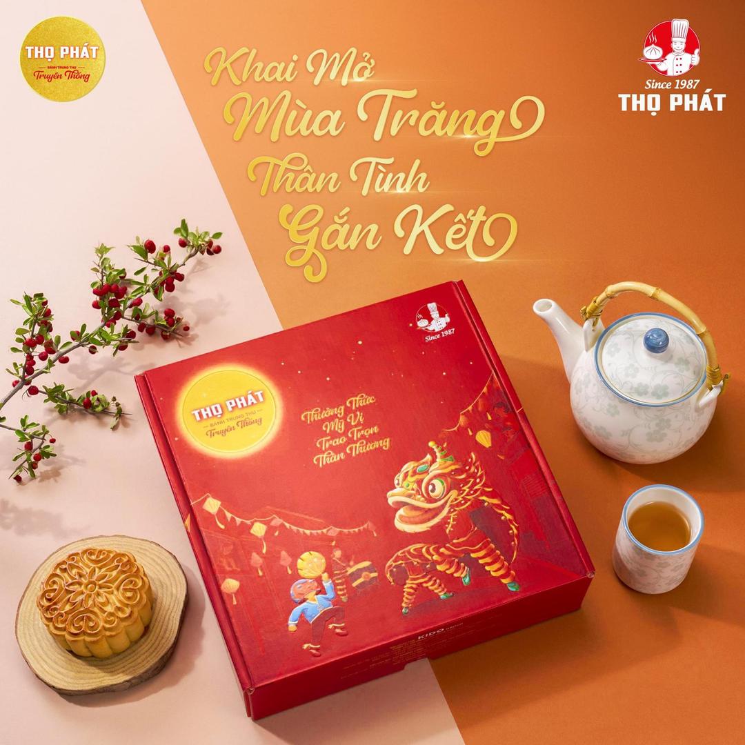 Hộp 4 Bánh Trung Thu Thọ Phát Tâm Giao