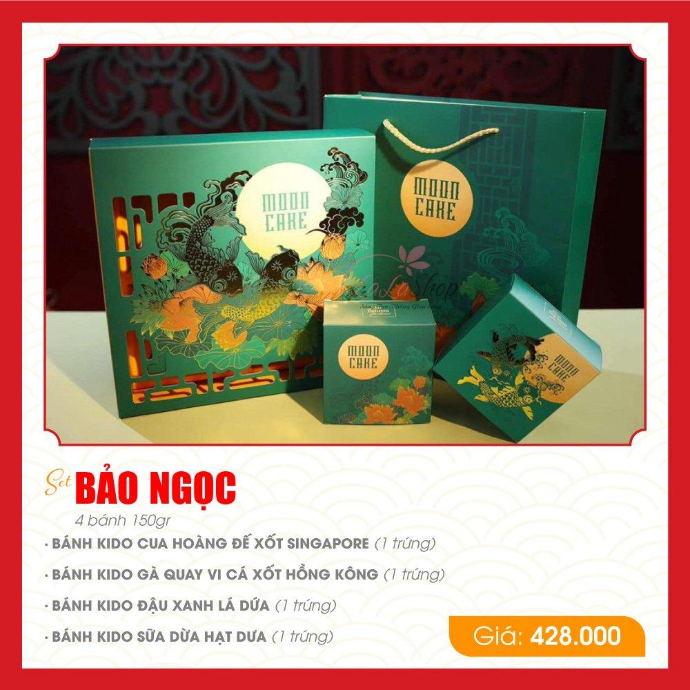 Hộp 4 bánh trung thu Kido Bảo Ngọc