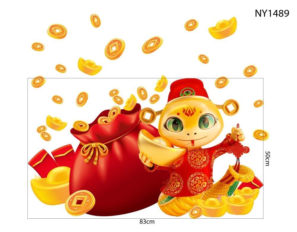 Combo Decal Trang Trí Tết Én Vàng Đón Xuân Ất Tỵ 2025