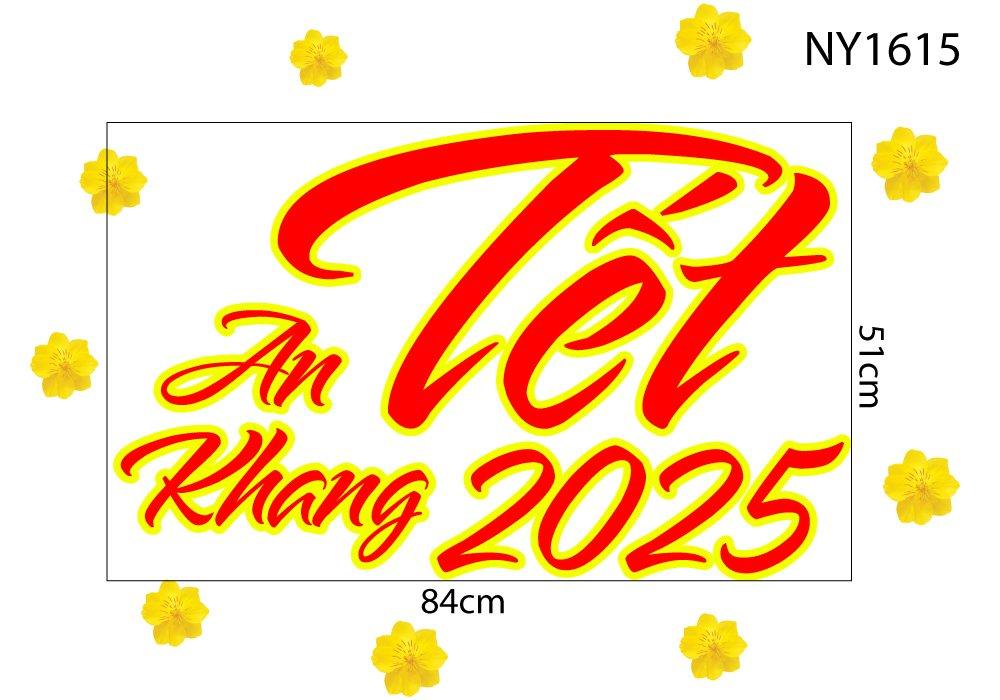 Decal Trang Trí Tết An Khang 2025