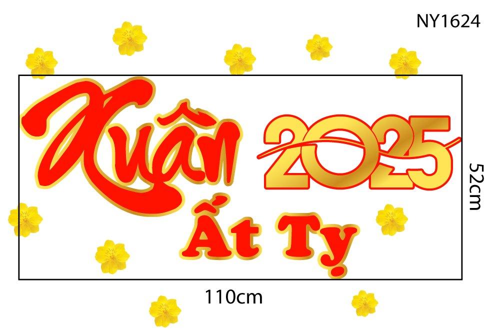 Decal Trang Trí Tết Ất Tỵ 2025