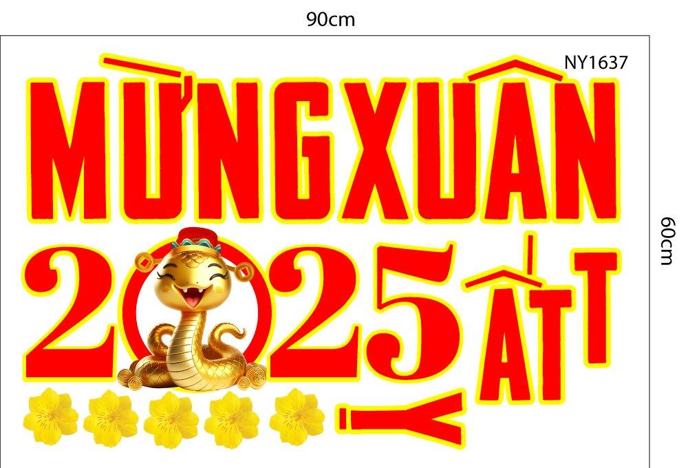 Combo Decal Trang Trí Tết Ất Tỵ mẹ nấu bánh chưng mừng Xuân mới
