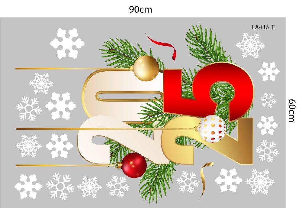Combo Decal Trang Trí Noel Ông Già Noel Và Những Người Bạn Ấm Áp 2025