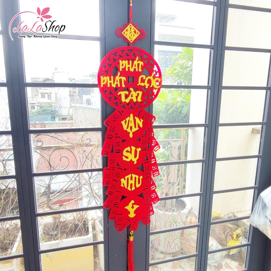 Cặp liễn câu đối pháo 1m1 Phát Tài Phát Lộc (Chúc mừng năm mới - An khang thịnh vượng)