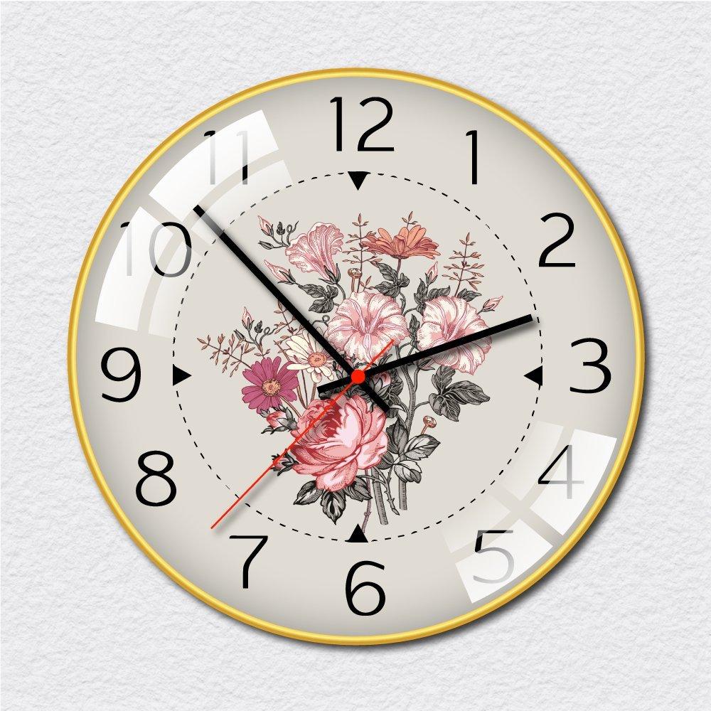 Đồng hồ vintage đóa hoa 3 30cm TG