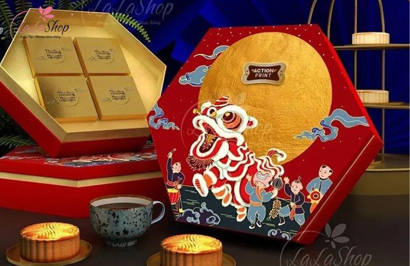 Hộp 4 bánh Đỏ Phú Quý Tân Dân Lợi 