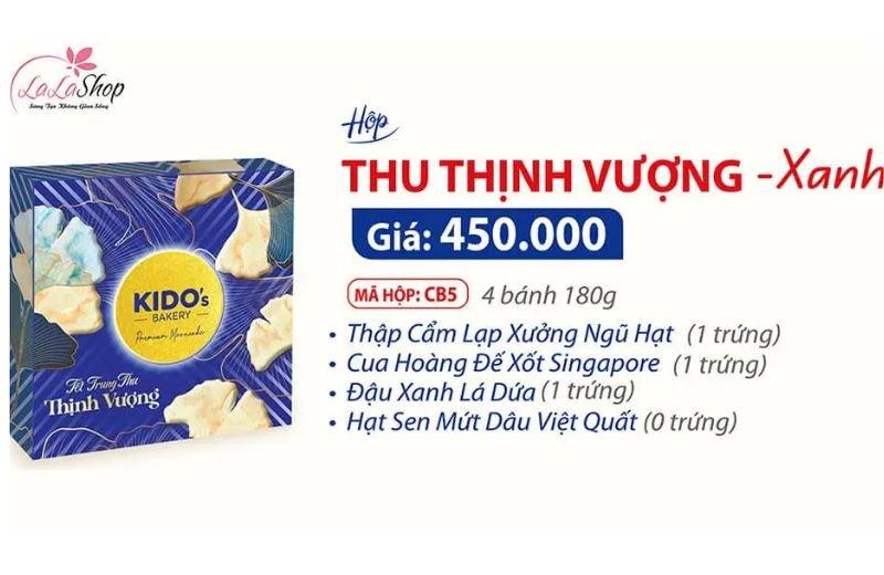 Hộp 4 bánh Kido Thu Thịnh Vượng