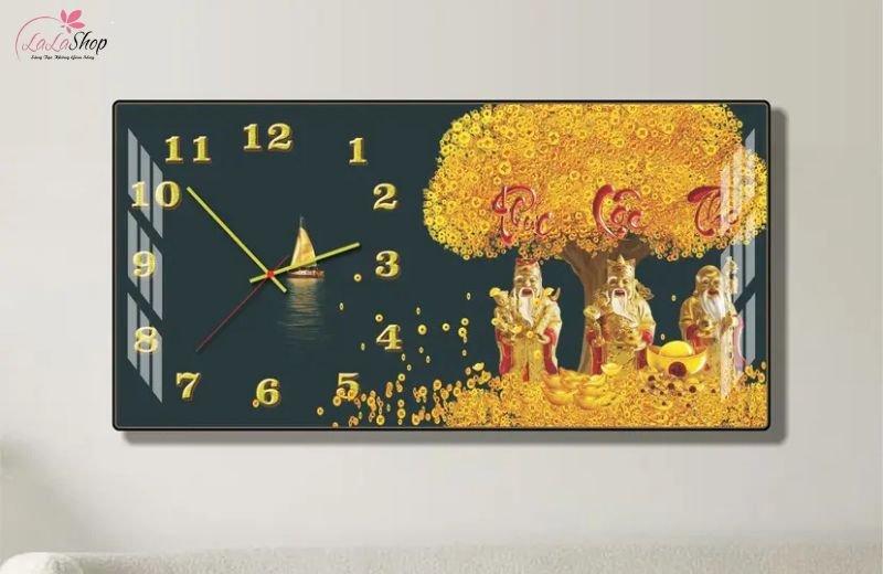 Tranh đồng hồ treo tường phù hợp mọi phong cách nội thất